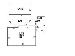 23 Kenilworth St, Newton MA  02458-2705 floor plan