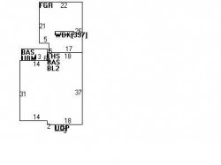 17 Dana Rd, Newton MA  02465-1144 floor plan