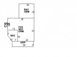 496 Auburn St, Newton MA  02466-1725 floor plan