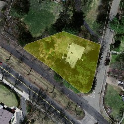 35 Dartmouth St, Newton MA  02465-2601 aerial view
