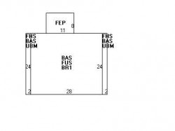 46 Harding St, Newton MA  02465-1335 floor plan