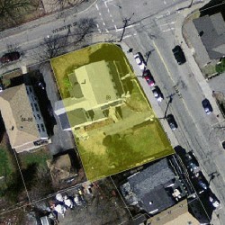 89 Elm St, Newton MA  02465-2009 aerial view