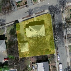 30 Chaske Ave, Newton MA 02466-1122 aerial view