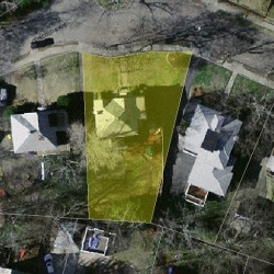 46 Converse Ave, Newton MA 02458-2504 aerial view