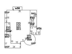 43 Fairmont Ave, Newton MA  02458-2505 floor plan