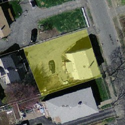 19 Dalby St, Newton MA 02458-1030 aerial view