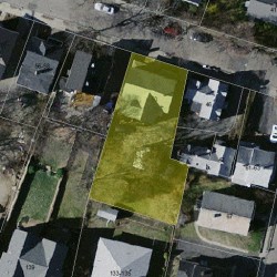 50 Gardner St, Newton MA  02458-1405 aerial view