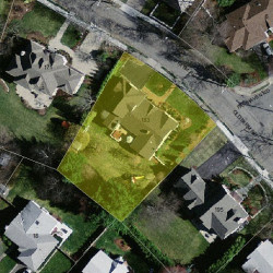 183 Old Farm Rd, Newton MA 02459-3437 aerial view