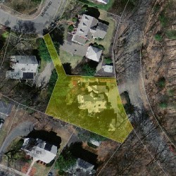 197 Blake St, Newton MA 02460-2450 aerial view