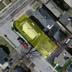 508 California St, Newton MA 02460-1253 aerial view