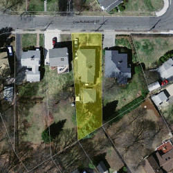 14 Charlemont St, Newton MA 02461-1908 aerial view
