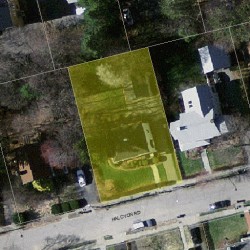 73 Halcyon Rd, Newton MA 02459-2431 aerial view