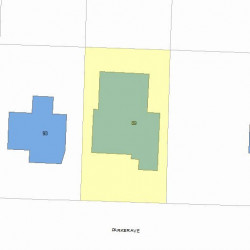 89 Parker Ave, Newton MA  02461-1814 plot plan