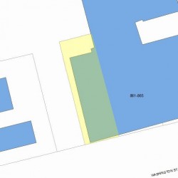 867 Washington St, Newton MA 02460-1547 plot plan