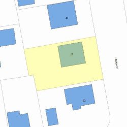 51 Linden St, Newton MA 02464-1430 plot plan