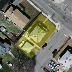 250 River St, Newton MA 02465-1436 aerial view