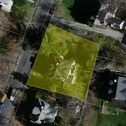 234 Park St, Newton MA 02458-2313 aerial view