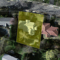 58 Wendell Rd, Newton MA 02459-2611 aerial view