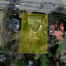 1038 Beacon St, Newton MA 02459-1742 aerial view