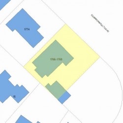 1766 Commonwealth Ave, Newton MA 02466-2905 plot plan