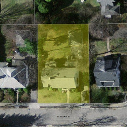 73 Elmore St, Newton MA  02459-1137 aerial view