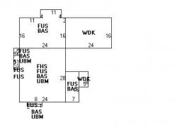 129 Brackett Rd, Newton MA  02458-2613 floor plan