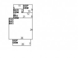 168 Nevada St, Newton MA 02460-1239 floor plan