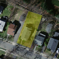 47 Carl St, Newton MA  02461-1905 aerial view