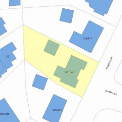 123 Farwell St, Newton MA 02460-1068 plot plan