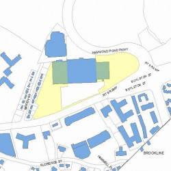 175 Boylston St, Newton MA 02464 plot plan