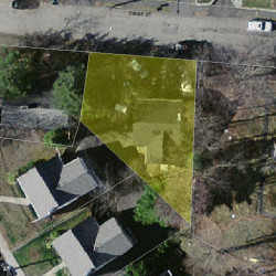 194 Gibbs St, Newton MA 02459-1930 aerial view