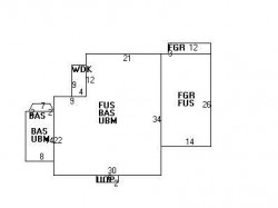 194 Islington Rd, Newton MA 02466-1012 floor plan