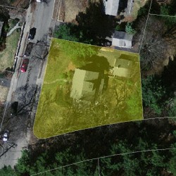 20 Beaumont Ave, Newton MA  02460-2314 aerial view