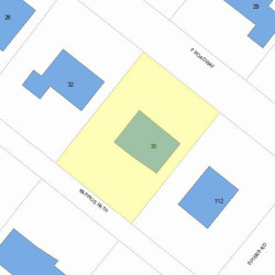 38 Kappius Path, Newton MA  02459-3713 plot plan