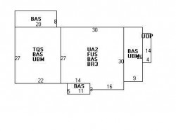 374 Highland St, Newton MA 02465-2706 floor plan