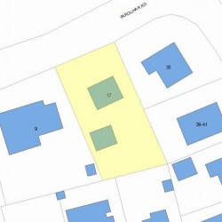 17 Farquhar Rd, Newton MA  02460-2007 plot plan