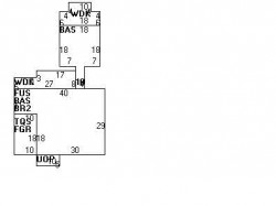 24 Elmhurst Rd, Newton MA  02458-2207 floor plan