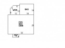 21 Wallace St, Newton MA  02461-1921 floor plan