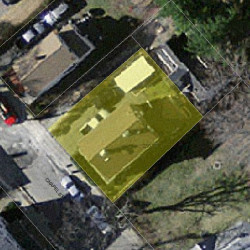 230 Chapel St, Newton MA  02458-1310 aerial view