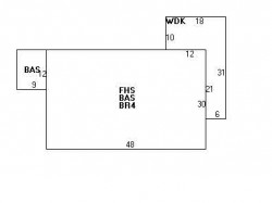 290 Woodcliff Rd, Newton MA 02461-2128 floor plan