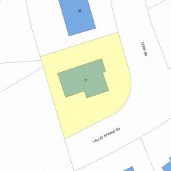 31 Dorr Rd, Newton MA 02458-2701 plot plan