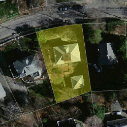 64 Nonantum St, Newton MA  02458-2444 aerial view