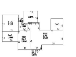 84 Gordon Rd, Newton MA 02468-1219 floor plan