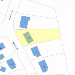 10 Kingston Rd, Newton MA 02461-1014 plot plan