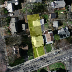 281 Ward St, Newton MA 02459-1212 aerial view