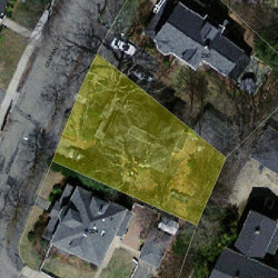 298 Central St, Newton MA  02466-2203 aerial view