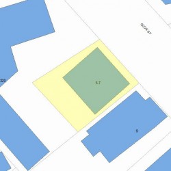 7 Cook St, Newton MA  02458-1311 plot plan