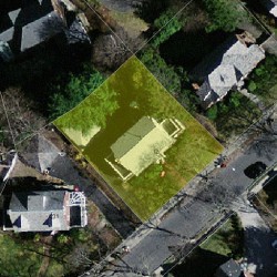 12 Fellsmere Rd, Newton MA  02459-1307 aerial view