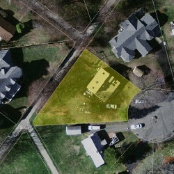 36 Osborne Path, Newton MA  02459-3543 aerial view