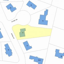 19 Ruane Rd, Newton MA 02465-2625 plot plan